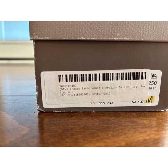 Franco Sarto Womens 6.5 M White Leather Flats Croc Print Loafers Leather NEW - Picture 4 of 7